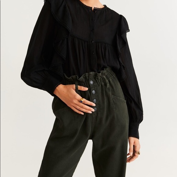 Mango Paper Bag Jeans - Picture 6 of 8